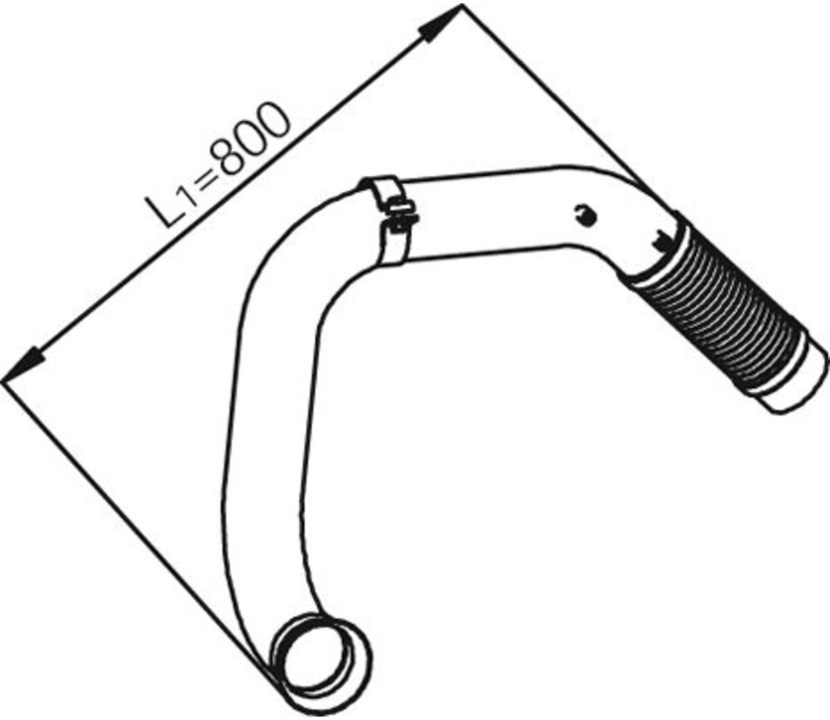 Abgasrohr DINEX 53104