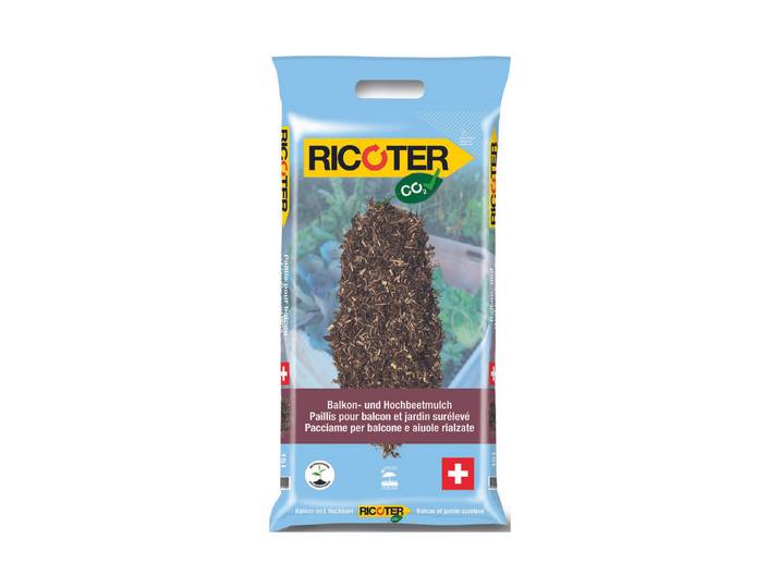 Ricoter Balkon- und Hochbeetmulch CO2-clean 15L