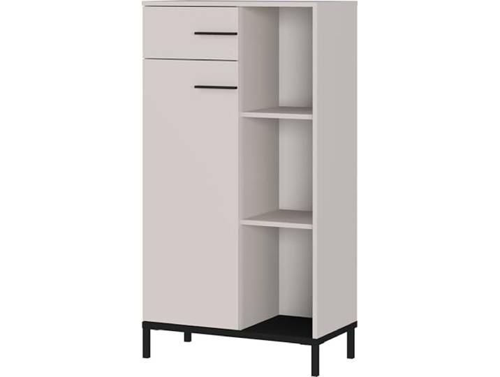 Germania Aktenschrank GW-Rovigo 2235-572, in Kaschmir, Tür schließt nur 2/3 des Schranks, 64 x 120 x 34 cm