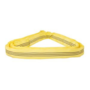 Sandax Rundschlinge 00000840, Umfang 3 m, 1,5m Länge, EN 1492-2, gelb, Traglast 3 Tonnen