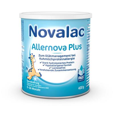 Novalac Allernova Plus Spezialnahrung 0-36 Mon.Plv 400 g Pulver
