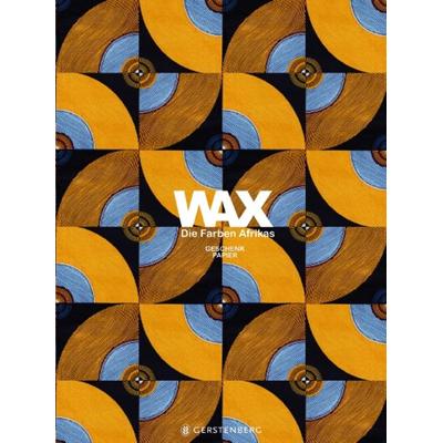 WAX Geschenkpapier-Heft - Motiv Orange-blaue Kreise