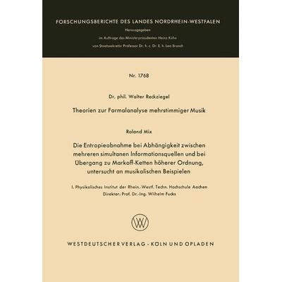 Theorien zur Formalanalyse mehrstimmiger Musik -