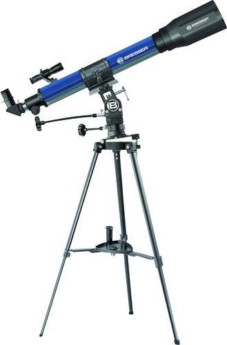 Bresser Optik 70/900 EL Linsen-Teleskop Äquatorial Achromatisch Vergrößerung 45 bis 225 x