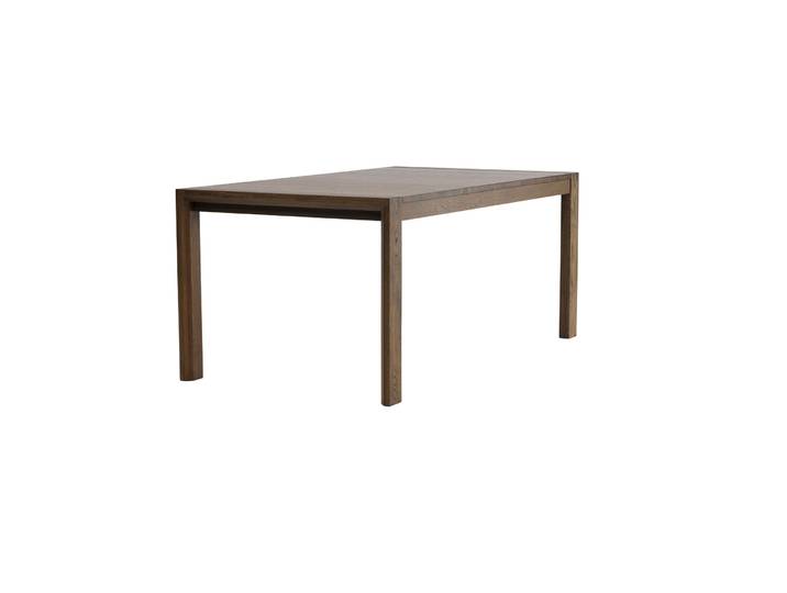 Esstisch ausziehbar Slade Eiche Braun Massivholz B 170 T 95 cm
