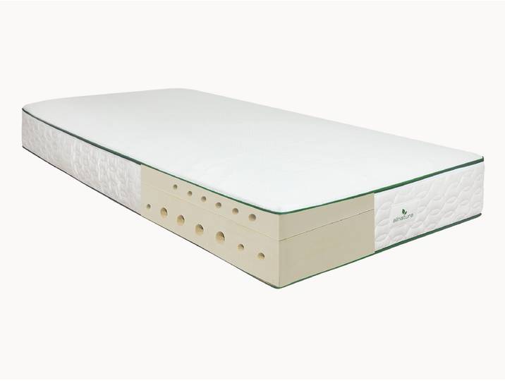 Naturlatex-Matratze Bella-Nuvola - 140x200 cm - Canapa - soft - Kamelhaar