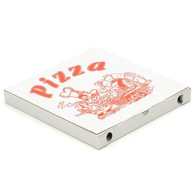 KK Verpackungen 1000 Pizzakartons 280 x 280 x 30 mm Pizzaschachteln Motiv Verpackungen weiß