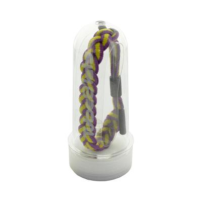 Armband URBAN CLASSICS "Urban Classics Unisex TubeBlet", bunt (pur, yel), Armbänder, Damen, onesize, Polyester, Armband