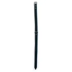 83855 MEXICA Halsband schwarz, 16 mm, 29-37 cm genietet