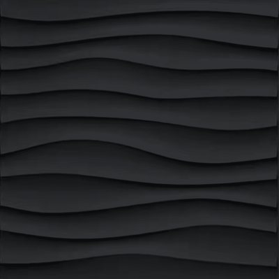 Inspire Curations 12 Piece Diamond Design 3D Decorative Wall Panels black Desert Stripe