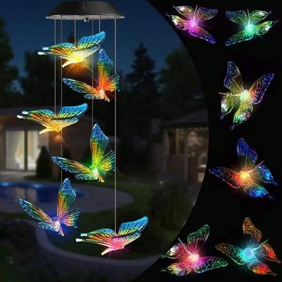 Uplift Picks Solar Color Changing Wind Chimes With 6 LED Lights 11