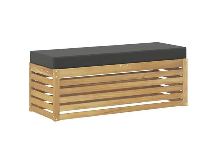 Ecksofa für den Außenbereich, aus massivem Akazienholz, Weiß und Anthrazit Robuste Konstruktion, flexible Module, Witterungsbeständigkeit, minimalistisches Design, einfache Pflege, max