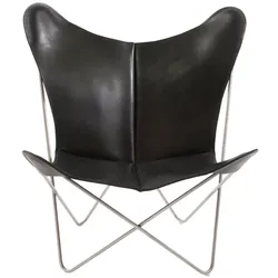 TRIFOLIUM Chair - Premiumsessel Edelstahl Schwarz