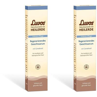 Luvos Naturkosmetik Gesichtsserum Intensivpflege 2x 2x50 ml Konzentrat