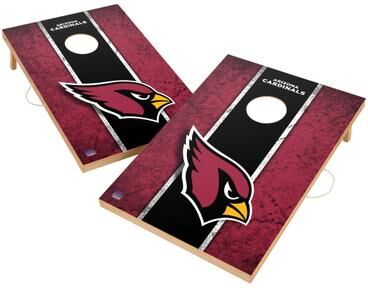 Skip's Garage Vintage Arizona Cardinals NFL 2x4 Tailgate Cornhole Boards