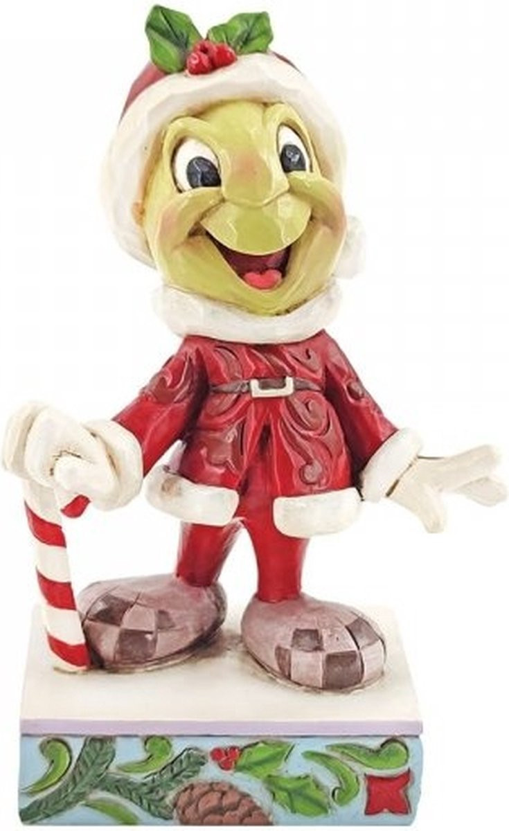 Disney Traditions Jiminy Cricket kerstbeeldje door Jim Shore, Hoogte: 12 cm