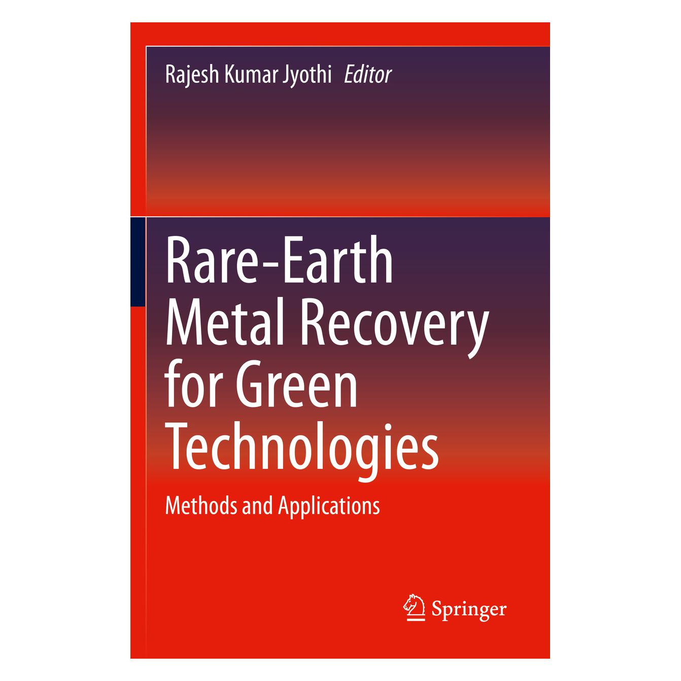 Springer Rare-Earth Metal Recovery for Green Technologies (Englisch, Softcover, Rajesh Kumar Jyothi) (56197075)