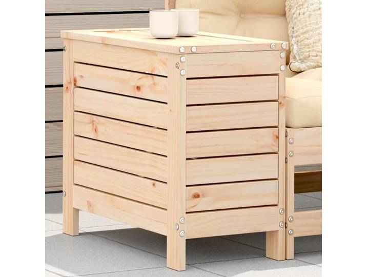vidaXL Gartenhocker 62x31,5x52 cm Massivholz Kiefer
