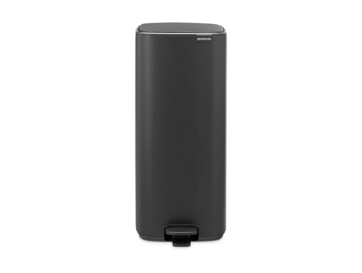 Mülleimer BRABANTIA Bo 30 l , anthrazit, B:28,8cm H:64,7cm, Stahl, Mülleimer, Mülleimer