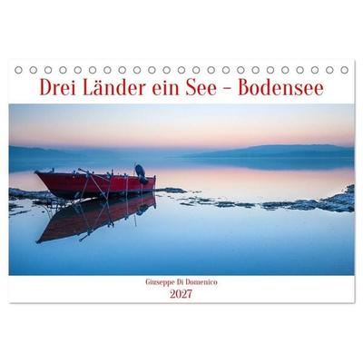 Drei Länder ein See - Bodensee (Tischkalender 2027 DIN A5 quer), CALVENDO Monatskalender