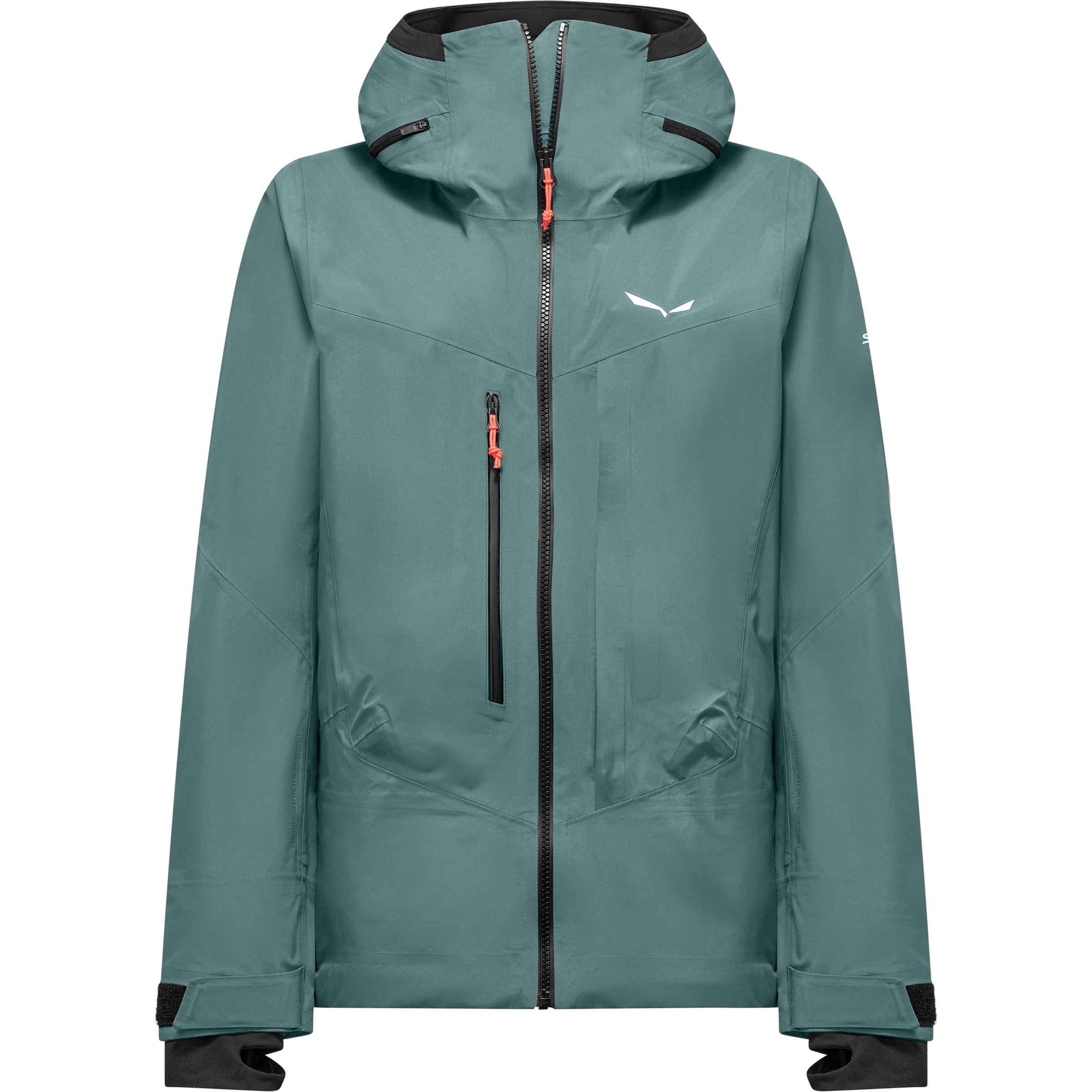 Salewa Sella 3l PTX Damen Regenjacke gruen Größe S Skihochtour | Skitour Wasserabweisend Wasserabweisend