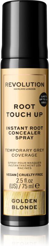 Revolution Haircare Root Touch Up spray instantané effaceur de racines teinte Golden Blonde 75 ml