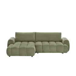 Primo Ecksofa mit Schlaffunktion Passo ¦ grün ¦ Maße (cm): B: 272 H: 81 T: 168.0