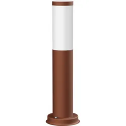 ledscom.de Wegelicht / Pollerleuchte PORU für außen, IP44, 39 cm, braun, 1x E27 max. 40W