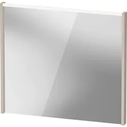 Duravit D-Code Spiegel DC7077091910000 800x700x48, Taupe Matt, mit LED Beleuchtung