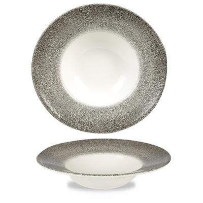 Churchill Raku Quartz Black Teller Tief 28cm