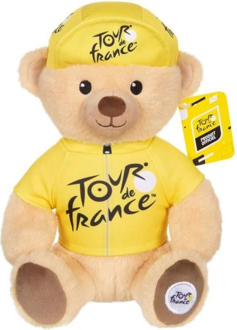 Gipsy Toys Pluche teddybeer Tour de France met gele trui, 24 cm