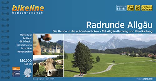 Esterbauer Verlag - RadRunde Allgäu: Die Runde in die schönsten Ecken - Mit Allgäu-Radweg und Iller-Radweg, 1:50.000, 628 km, wetterfest/reißfest, GPS-Tracks Download, LiveUpdate (Bikeline Radtourenbücher) - Preis vom 12.10.2026 11:37:12 h