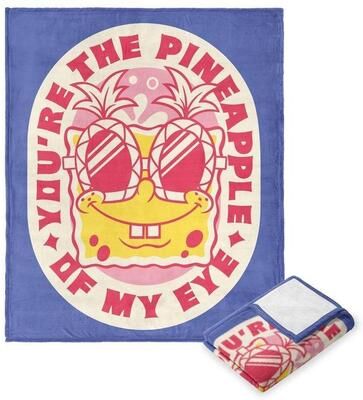 Northwest Nickelodeon Spongebob Squarepants Silk Touch Throw Blanket
