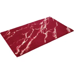 Vossen Badteppich Marble purpur 60x100 cm