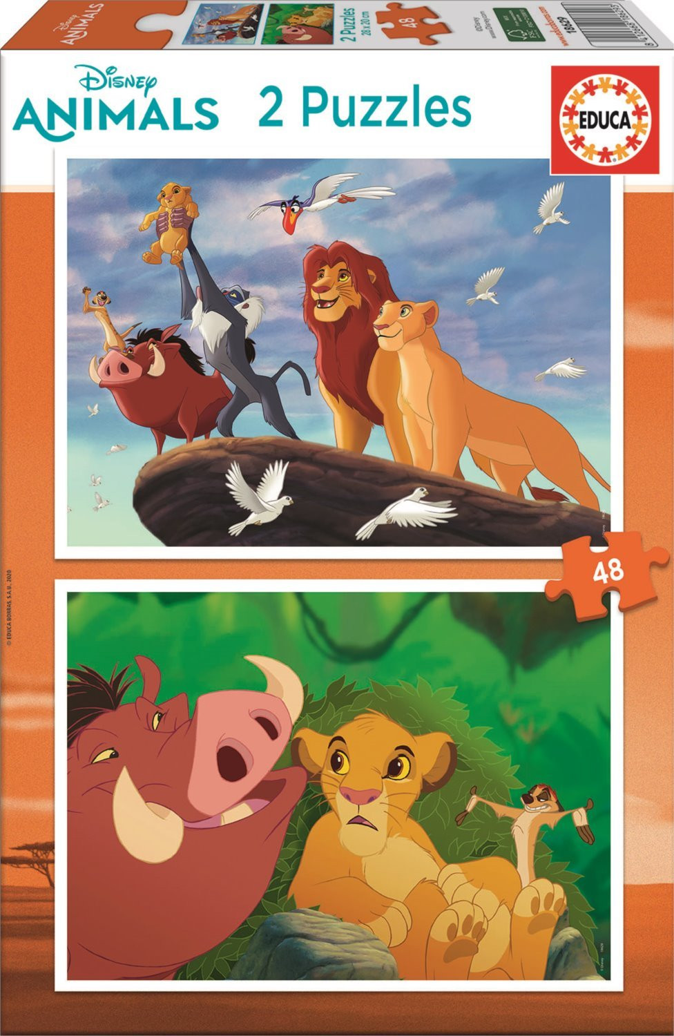 Educa Puzzel De Koning van de Leeuwen Disney