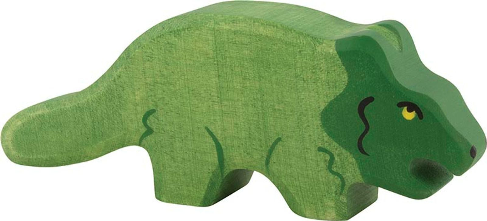 Goki Holztiger houten dinosaurus speelfiguur Protoceratops voor kinderen