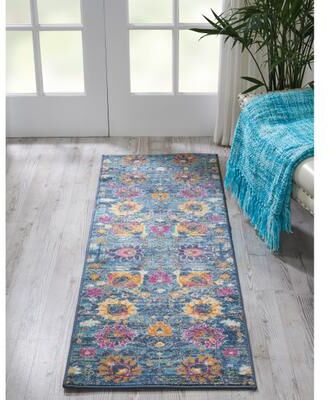 Nourison Passion Boho French Country Floral Area Rug.