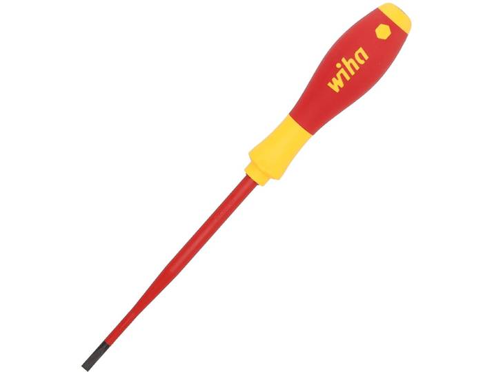 Wiha Schroevendraaier SoftFinish electric slimFix Sleufkop 4.5mm x 125mm - 35501