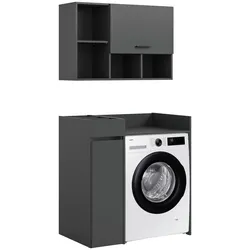 Waschmaschinenschrank Free Anthrazit