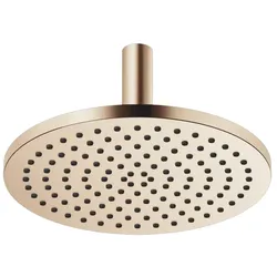 Dornbracht Regenbrause SERIENSPEZIFISCH Light Gold gebürstet PVD, 300 mm Durchmesser, mit FlowReduce-Technologie und Antikalk-System