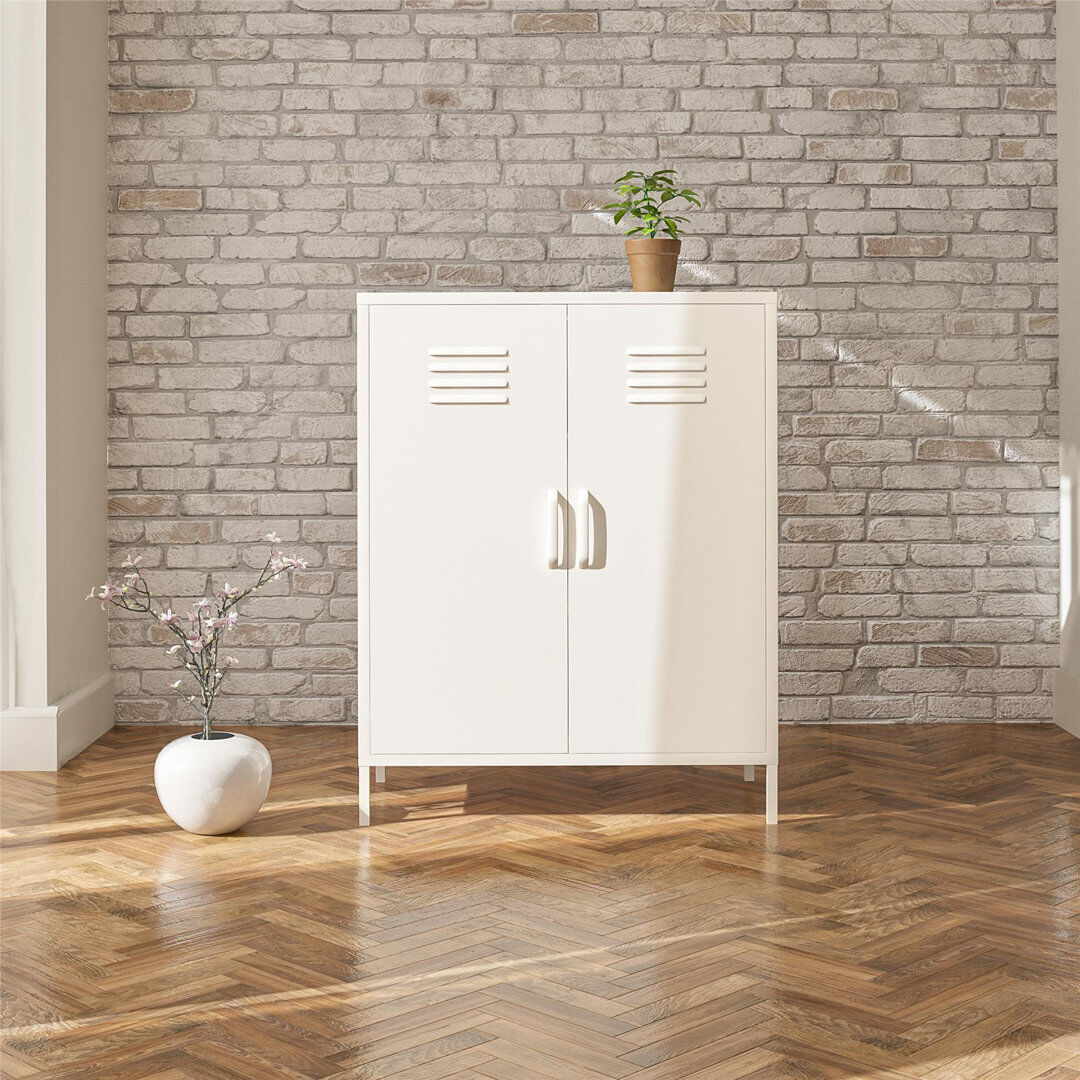 17 Stories Armi 80cm Sideboard Soft White 102cm H X 80cm W X 40cm D