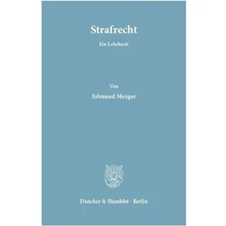 Strafrecht, Fachbücher von Edmund Mezger