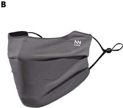 USA Free Shipping Shop UPF 50+ UV Face Mask & Cooling Neck Gaiter For Outdoor Protection dark Gray