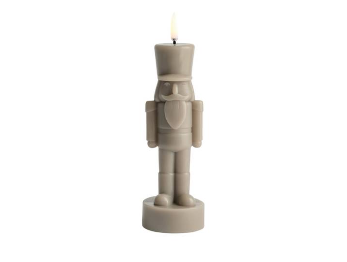 NUTCRACKER LED-Kerze, sand, Höhe 21 cm - Uyuni Lighting - Wohnzimmer - Sonstige - Einflammig