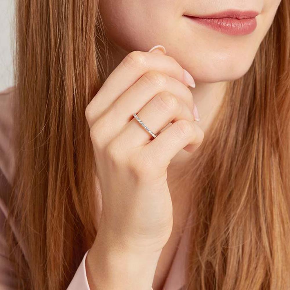 Brilladia Filigraner Diamantring aus 750er Weißgold