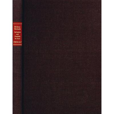 Forschungen und Materialien zur deutschen Aufklärung / Subreption und Dialektik bei Kant, Gebundene Ausgabe von Hanno Birken-Bertsch,