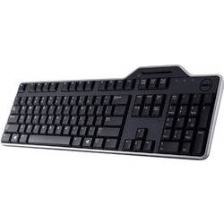 Dell KB813 USB Tastatur Deutsch, QWERTZ Schwarz Chipkarten-Leser, Spritzwassergeschützt KB813-BK-GER