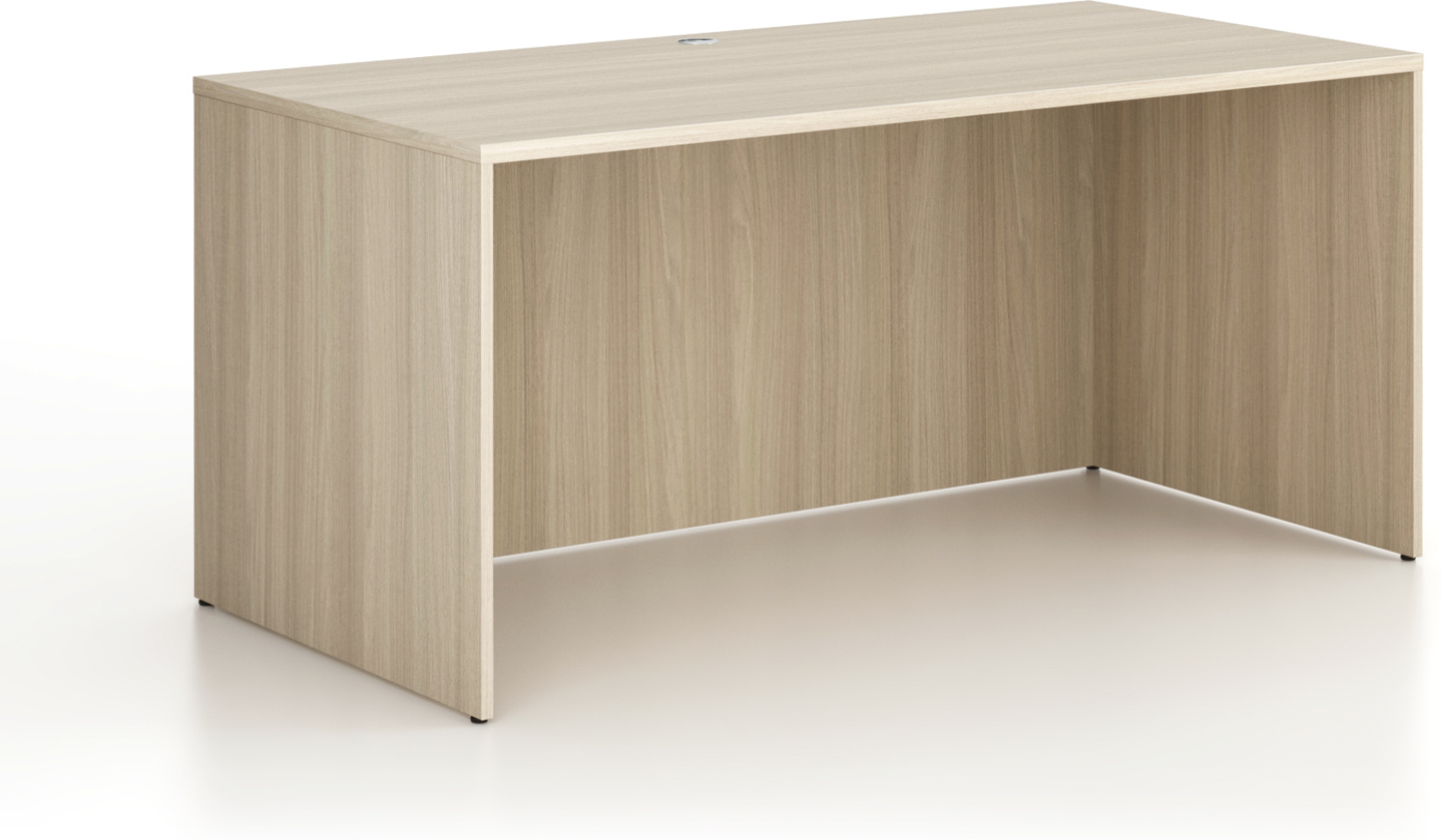 B2B Partner Büroschreibtisch FRAME, 160x80 cm, Eiche natur