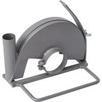 Absaughaube mit Führungsschlitten, Ø 230mm, Staubsauger-Aufsatz schwarz, für Winkelschleifer