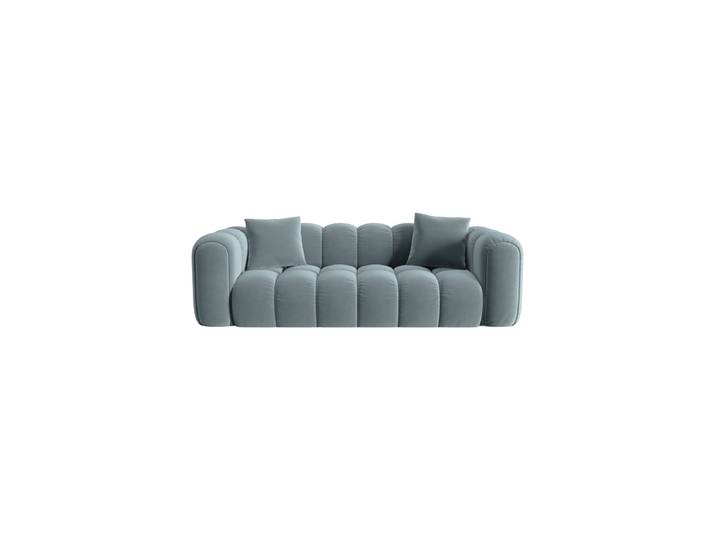 3-Sitzer Design Sofa „Clotilde“ Samt Hellblau CXL by Christian Lacroix